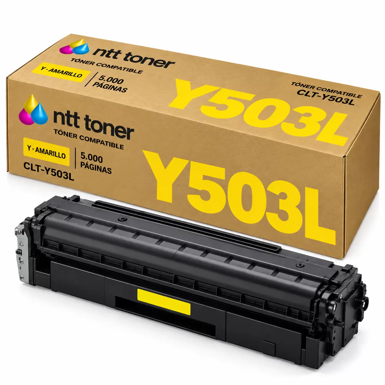Toner Samsung CLT-Y503L Amarillo Compatible Toner Samsung CLT-Y503L Amarillo Compatible